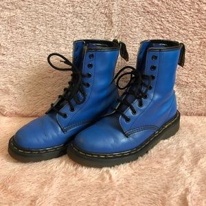 Blue Dr. Martens